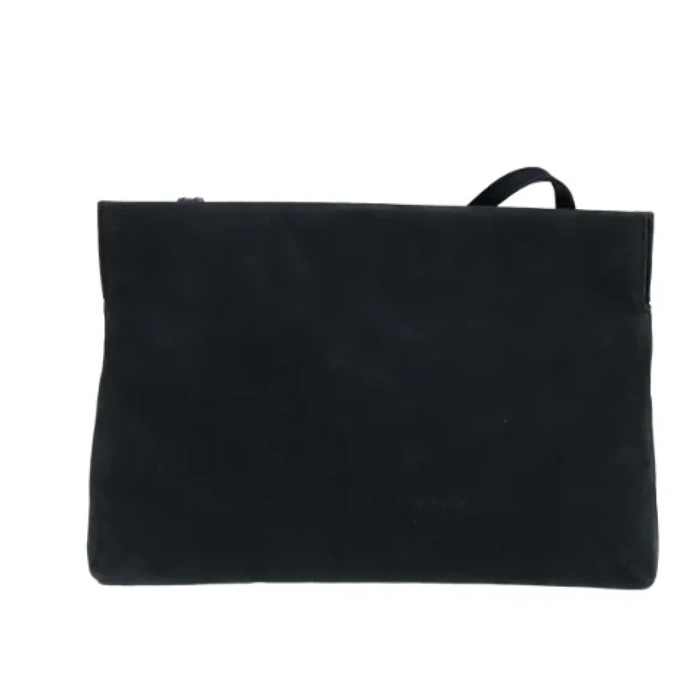 Salvatore Ferragamo Pre-owned Suede shoulder-bags Blue Dames