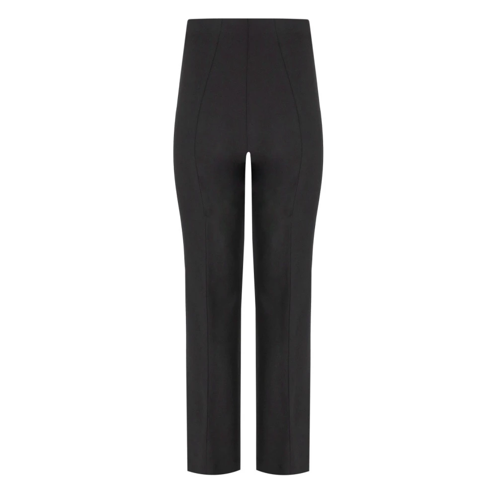 Cruna Zwarte Juniper Broek met Hoge Taille Black Dames