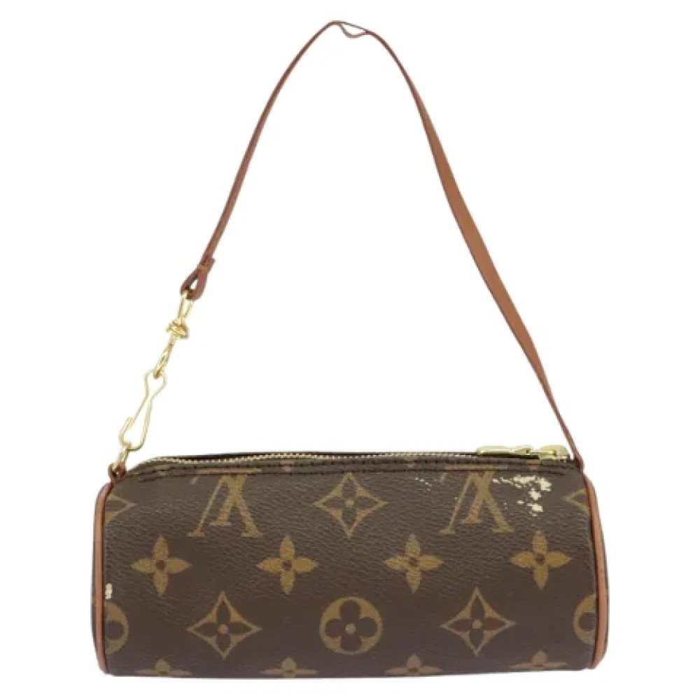 Louis Vuitton Vintage Pre-owned Canvas clutches Brown Dames
