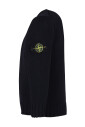 pull-en-coton-bleu-avec-patch-logo