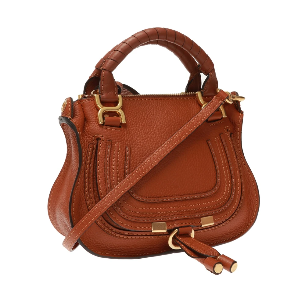 Chloé 'Marcie Mini' schoudertas Brown Dames