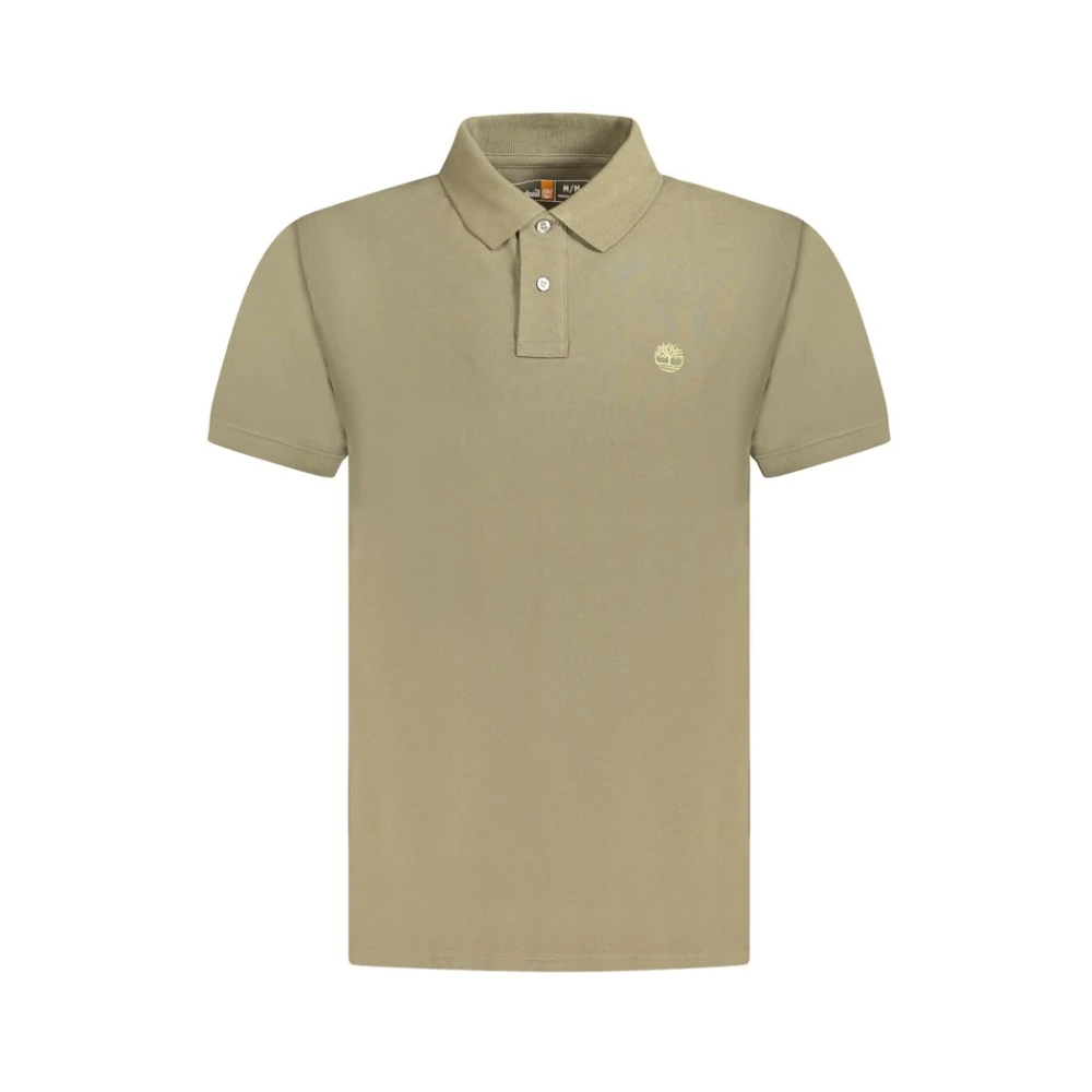 Timberland Men's Green Polo Shirts, S, Classic Cotton Polo Shirt