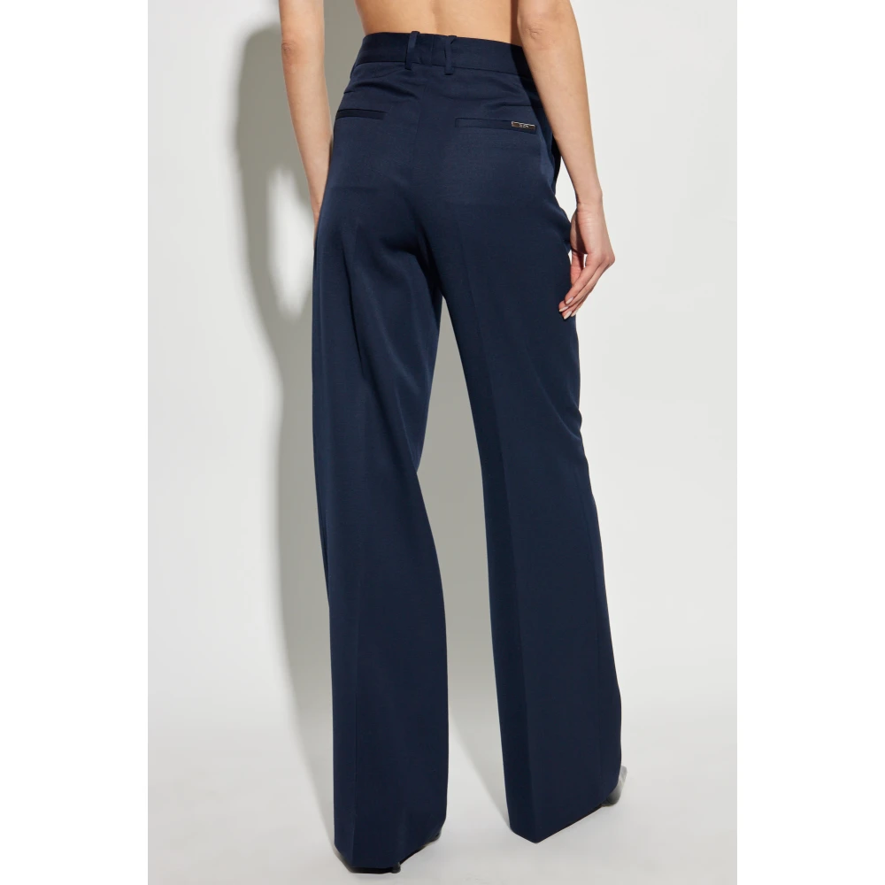 The Attico Wollen broek Blue Dames