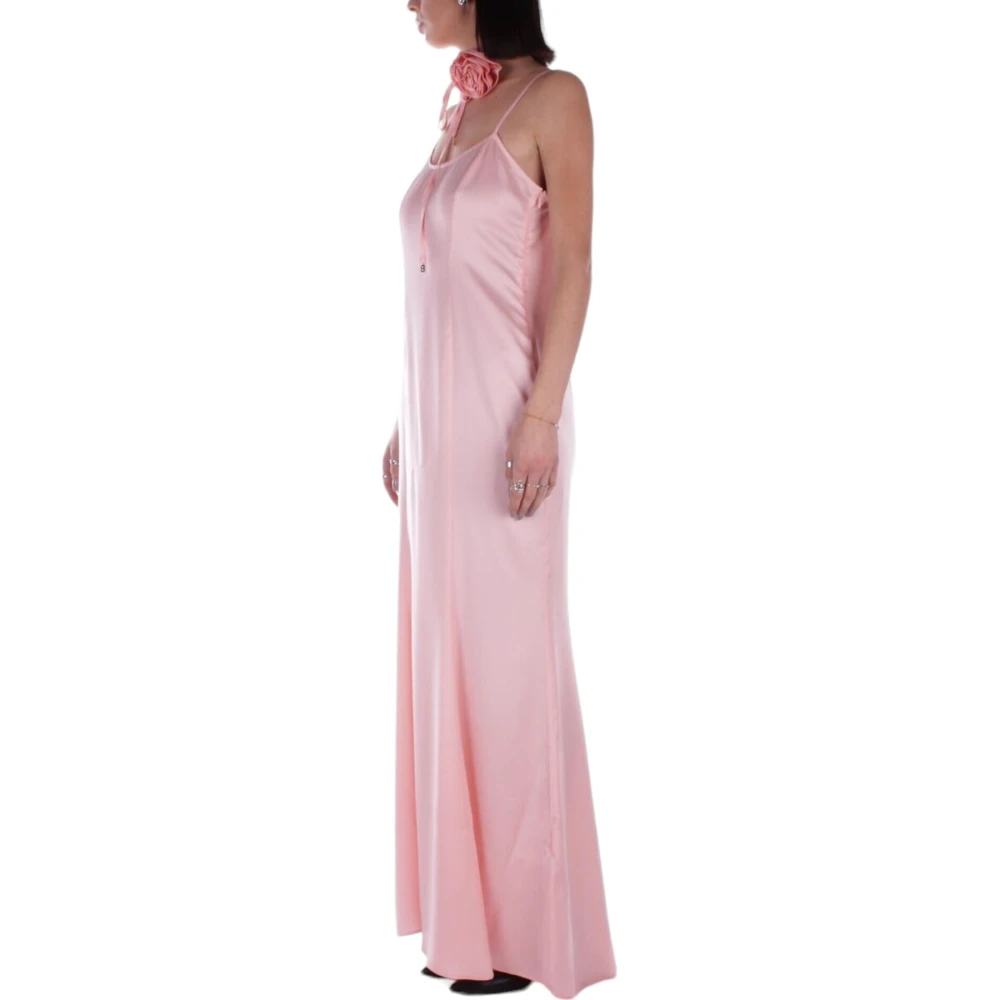 Blugirl Lange Jurk Pink Dames