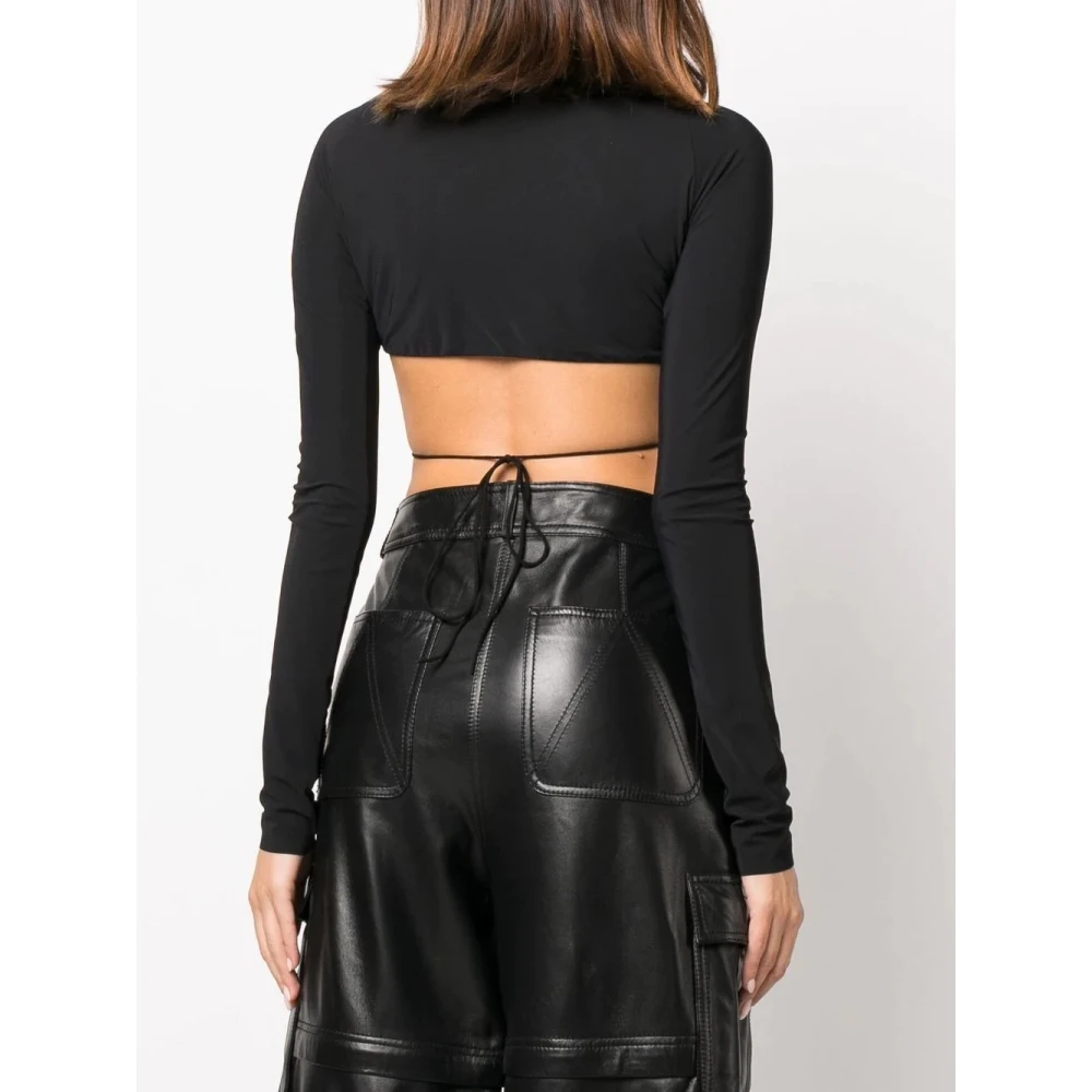 Amazuin Diepzwarte Daphne Bodysuit Black Dames