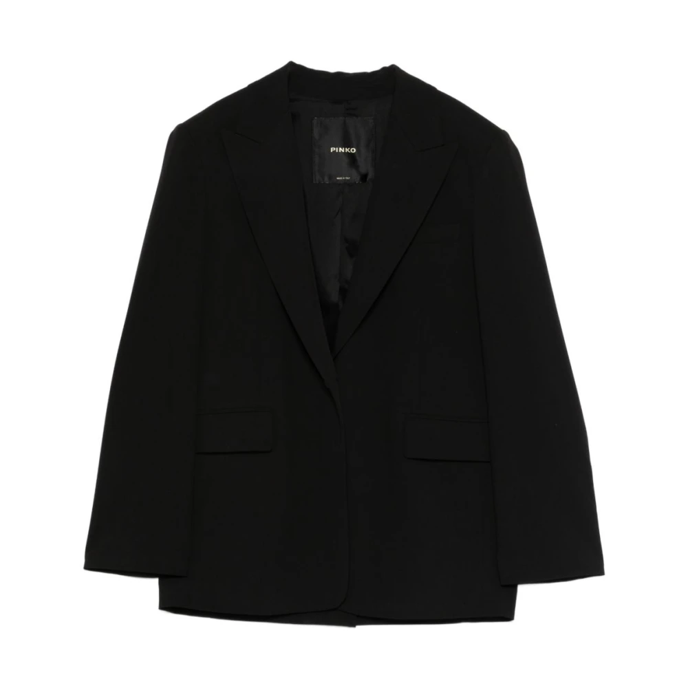 Pinko Women's Black Casual Jacket - Blazers - S - Jackets