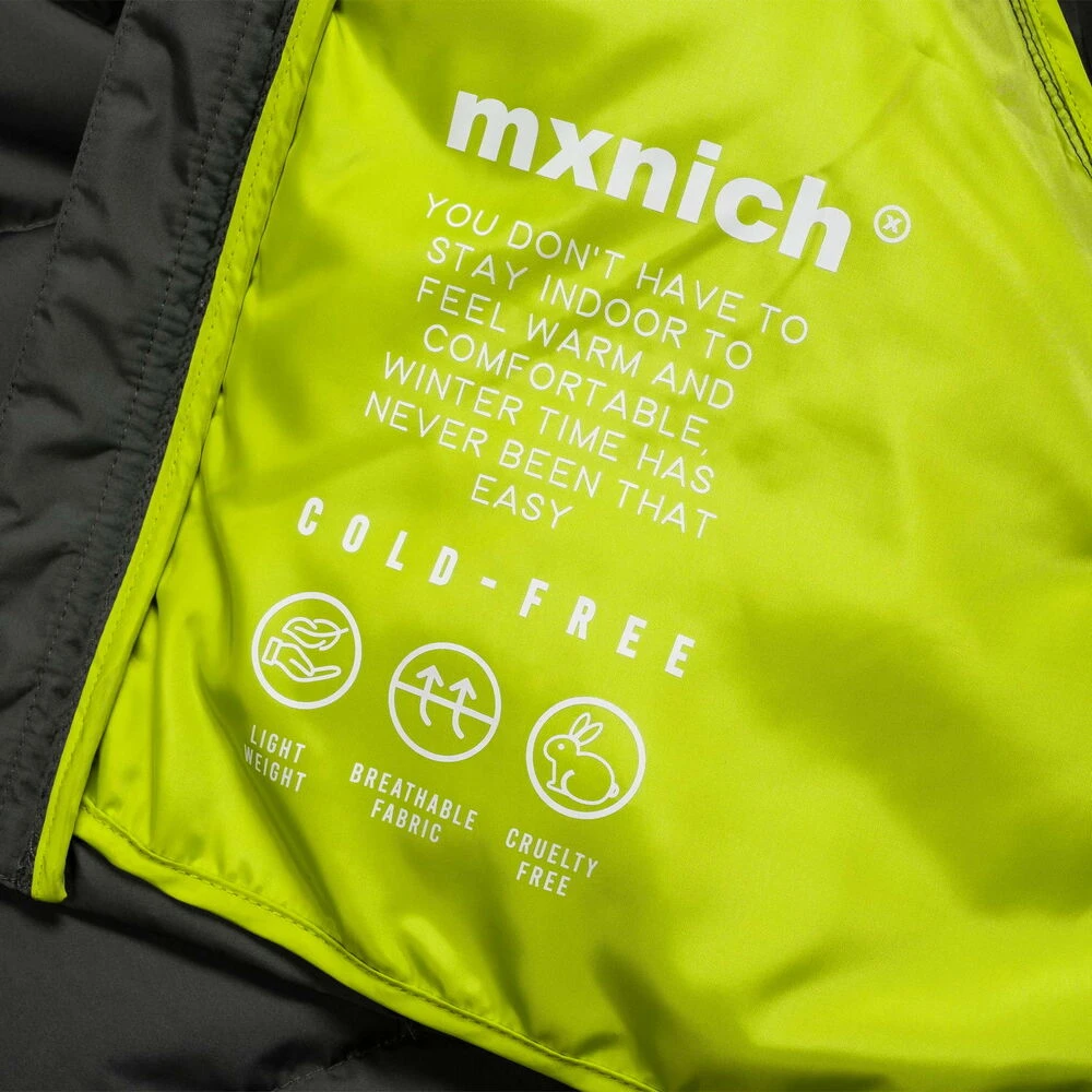 Munich Puffer Cloud Jas met Afneembare Capuchon Green Heren