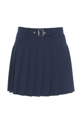 blue-pleated-miniskirt-with-belt