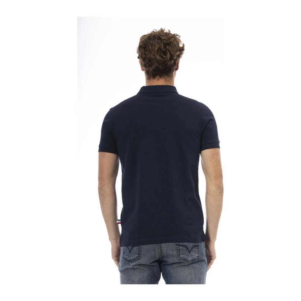 Baldinini Elegante polo met korte mouwen Blue Heren