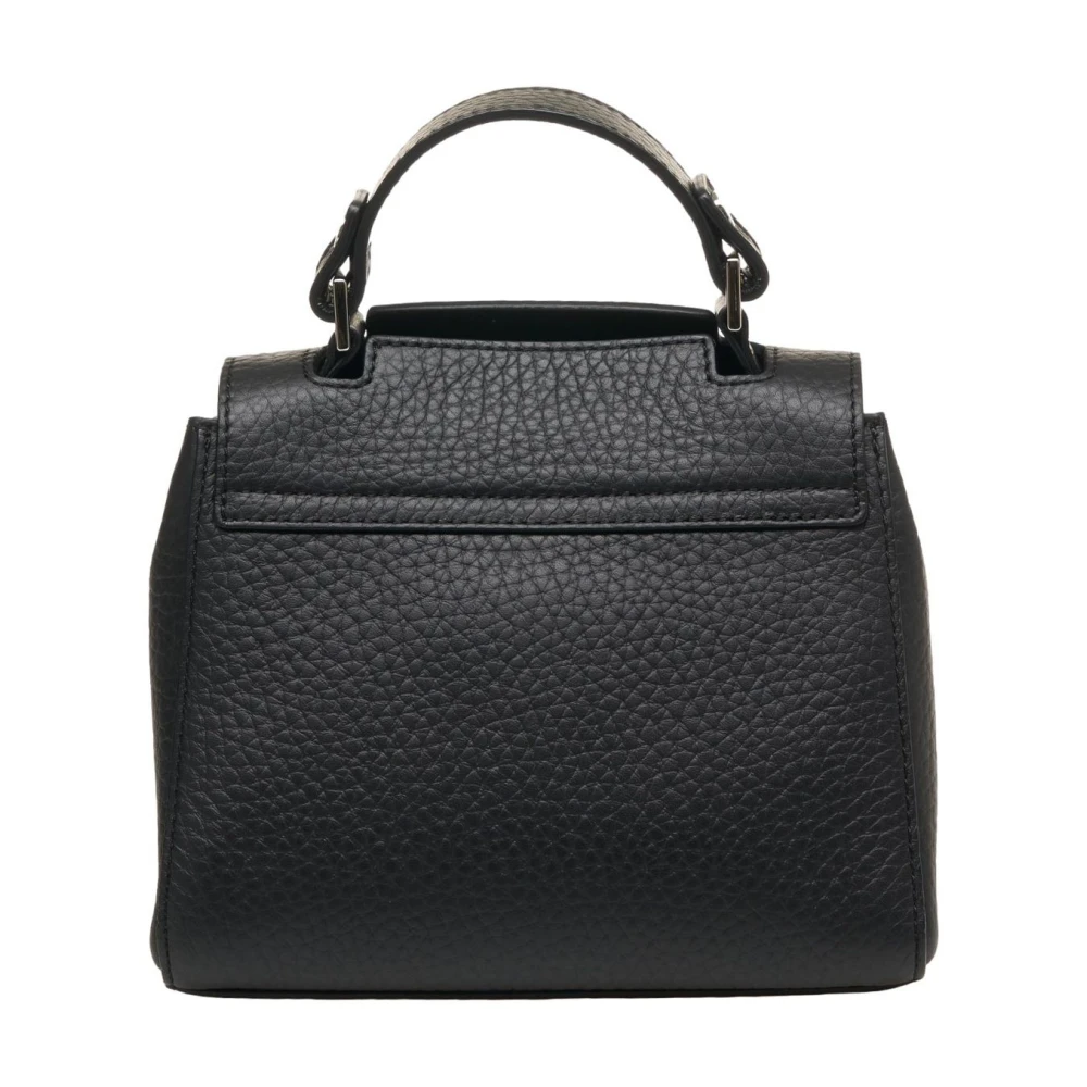Orciani Zwarte Handtas Sveva Soft Mini Black Dames