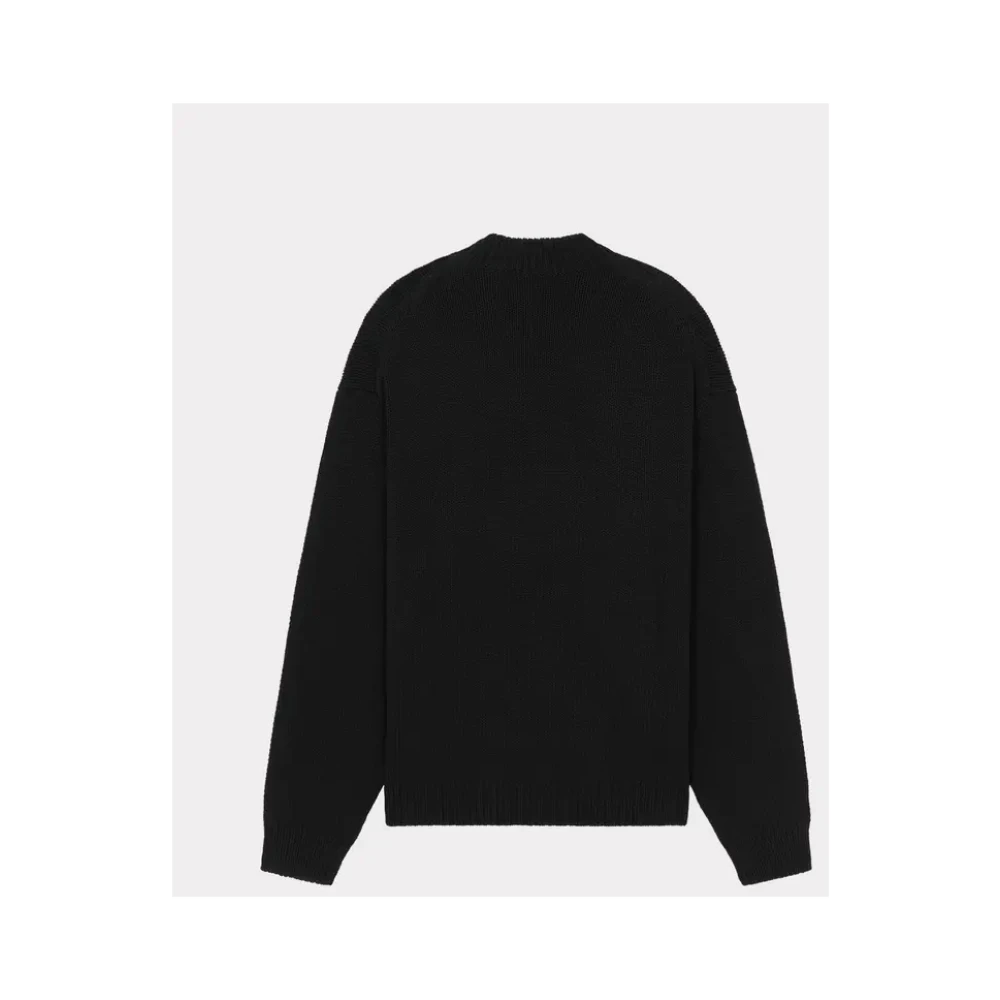 Kenzo Round-neck Knitwear Black Heren