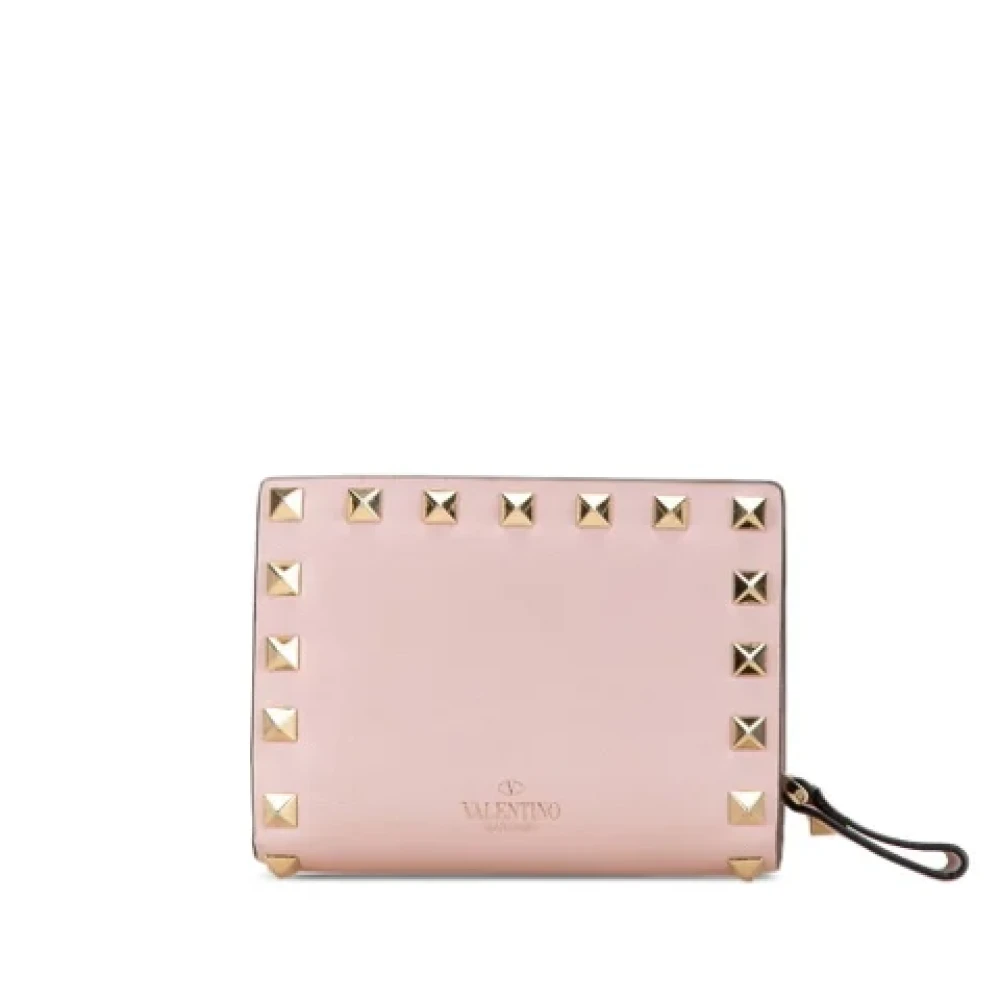 Valentino Vintage Pre-owned Leather wallets Pink Dames