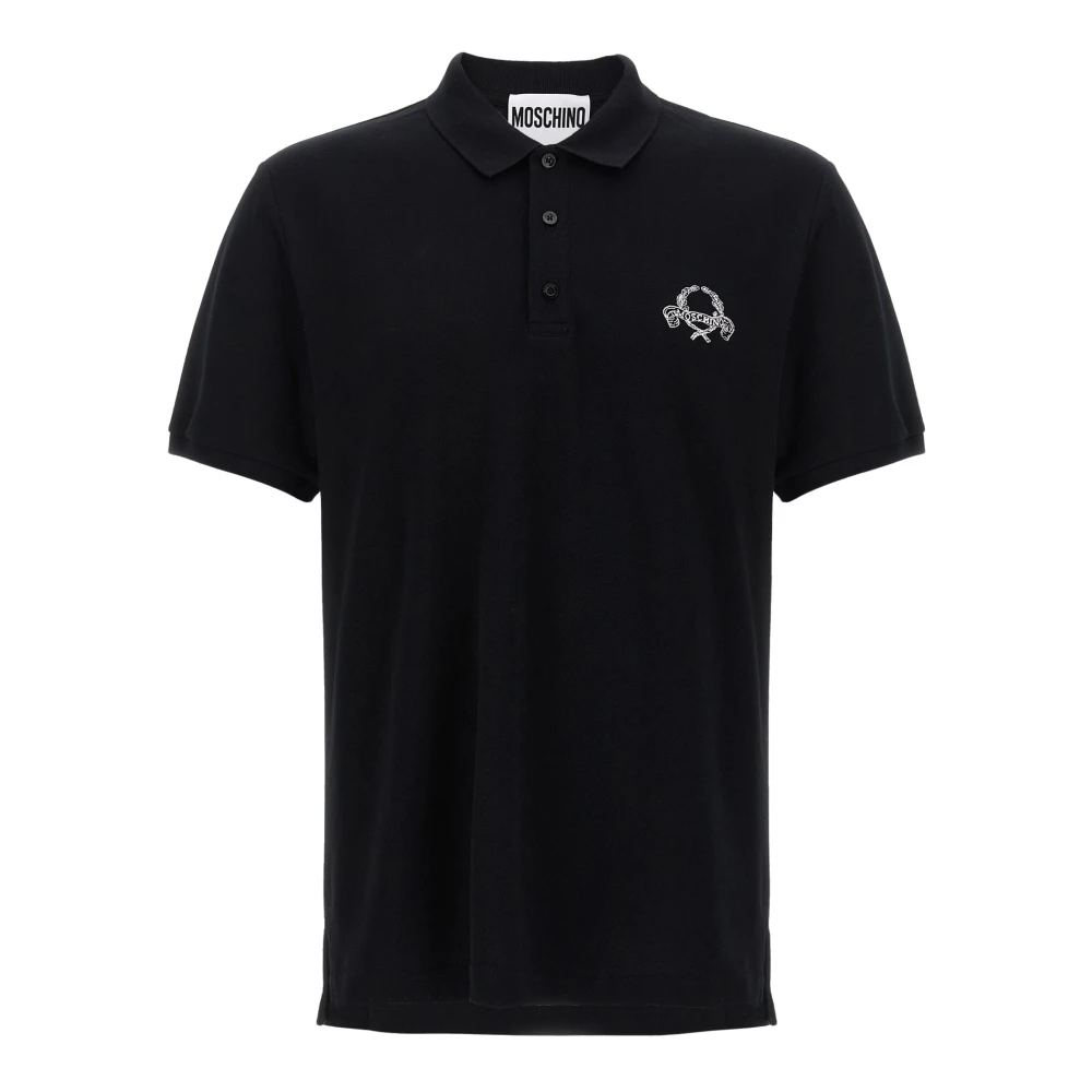 Moschino Herren Schwarz Oberteile, K, Mgröße: