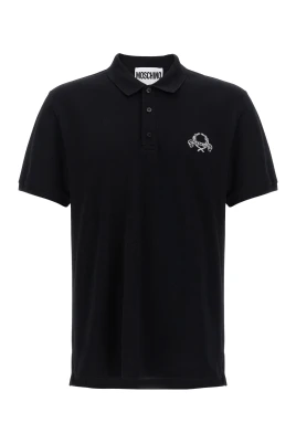 Cotton Piquet Polo Goose Embroidery