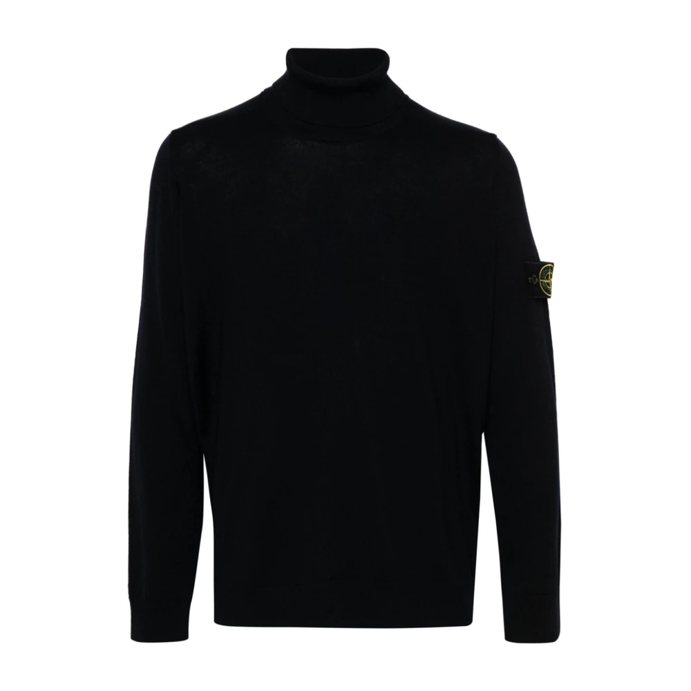 Stone Island Blauwe Sweater Collectie Blue Heren