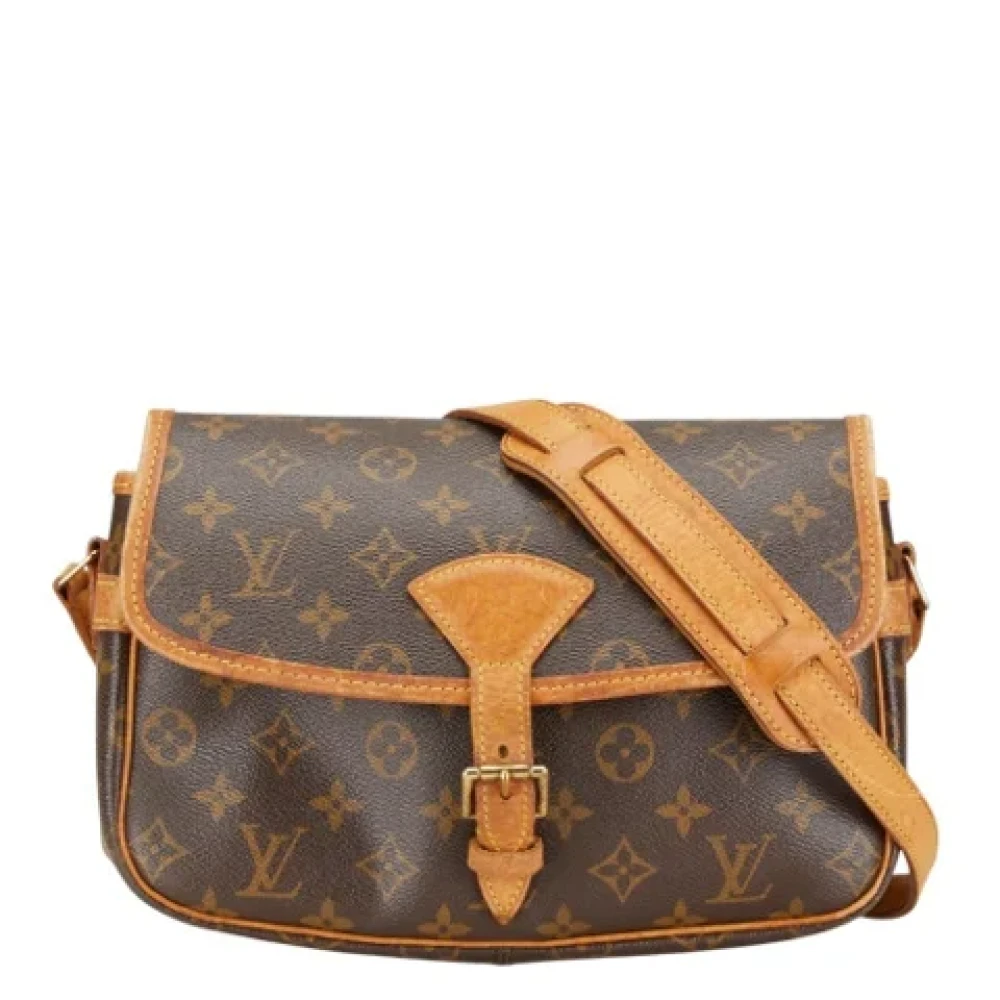 Louis Vuitton Vintage Pre-owned Canvas shoulder-bags Brown Dames