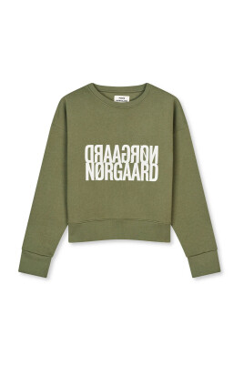 sweatshirt-a-logo-imprime-four-leaf-clover