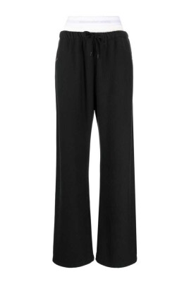 pantalon-en-coton-noir-blanc-a-taille-elastique