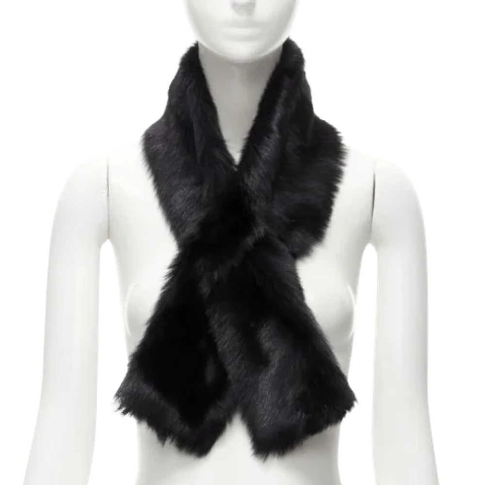 Ralph Lauren Pre-owned Fur scarves Black Dames
