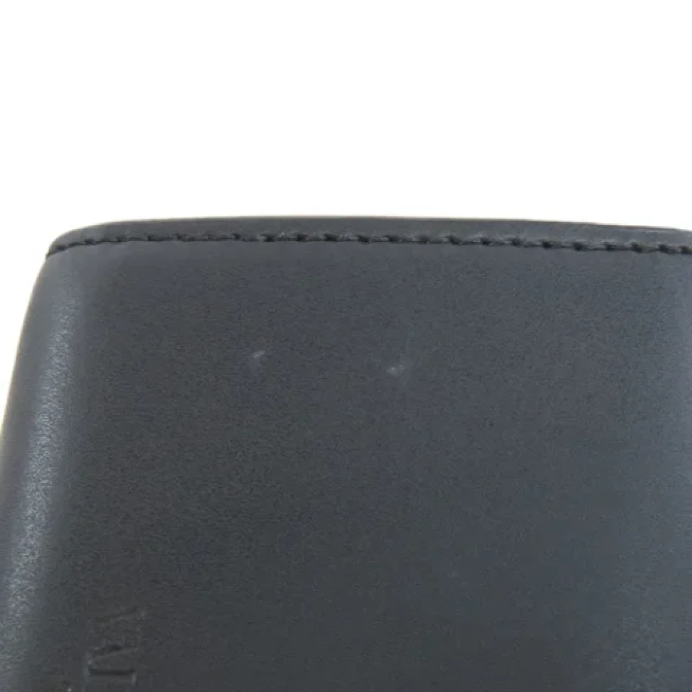 Valentino Vintage Pre-owned Leather wallets Black Dames