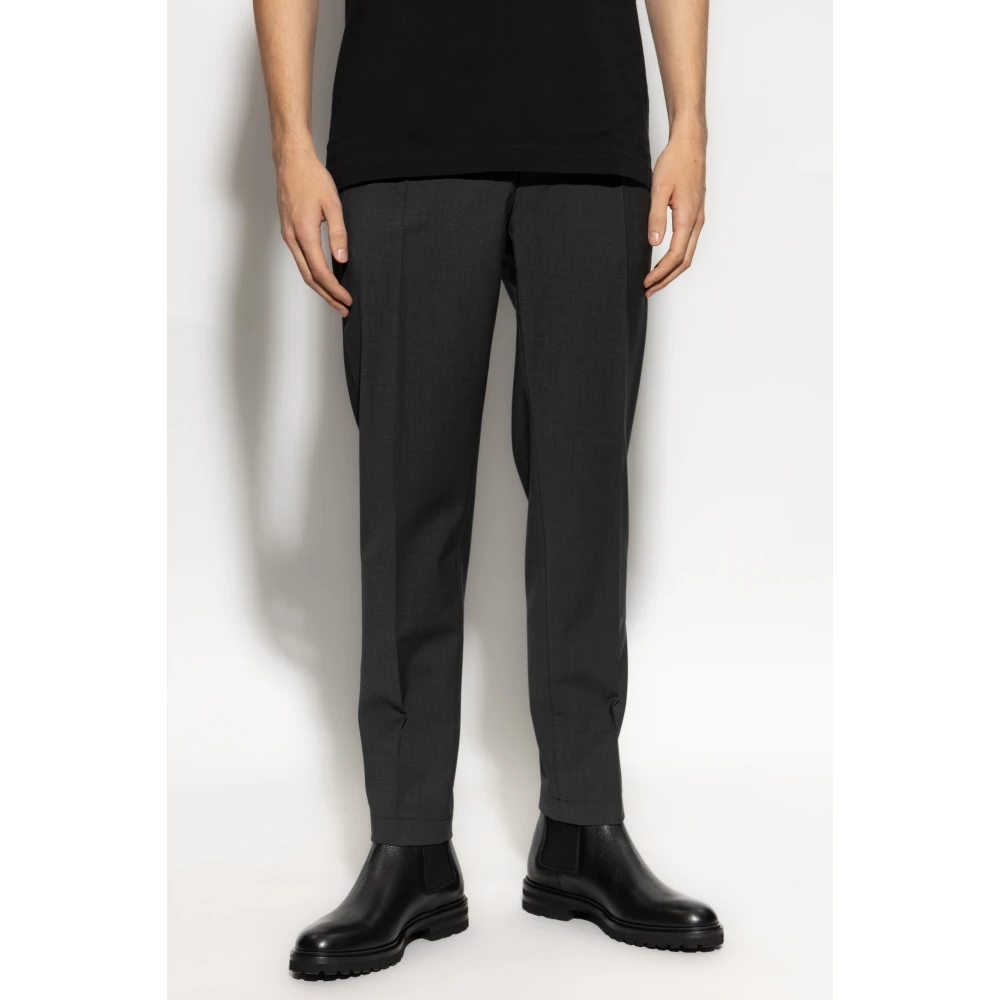 Dolce & Gabbana Kreukelbroek Gray Heren