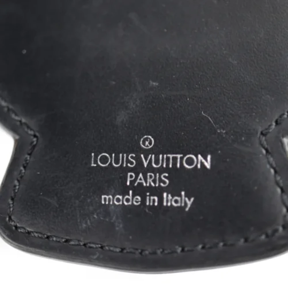 Louis Vuitton Vintage Pre-owned Metal wallets Black Dames
