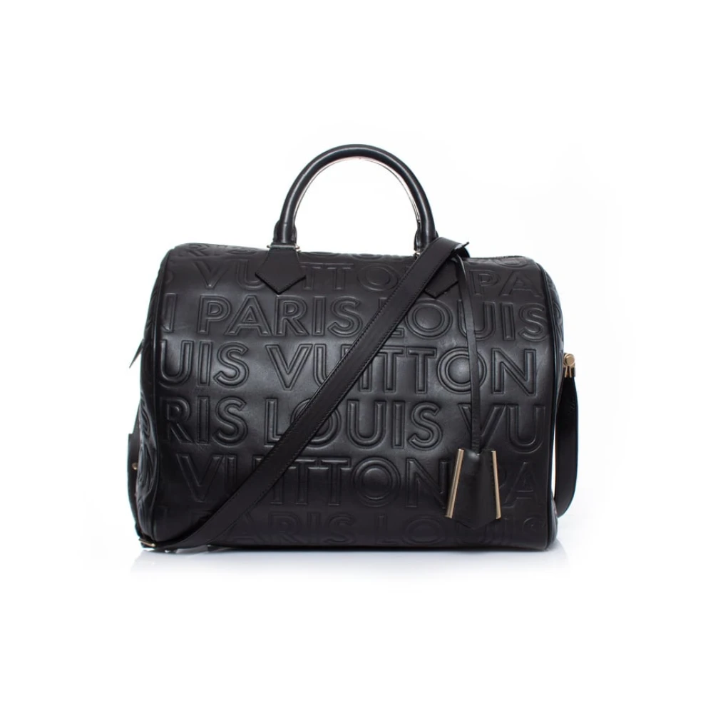 Louis Vuitton Vintage Tweedehands tas Black Dames