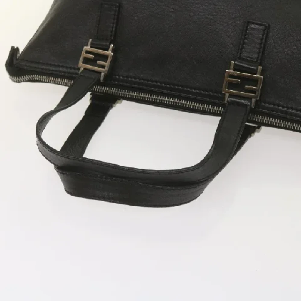 Fendi Vintage Pre-owned Leather handbags Black Dames