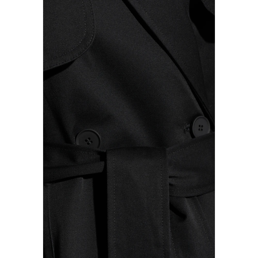 AllSaints Trench Coat Clyde Black Dames