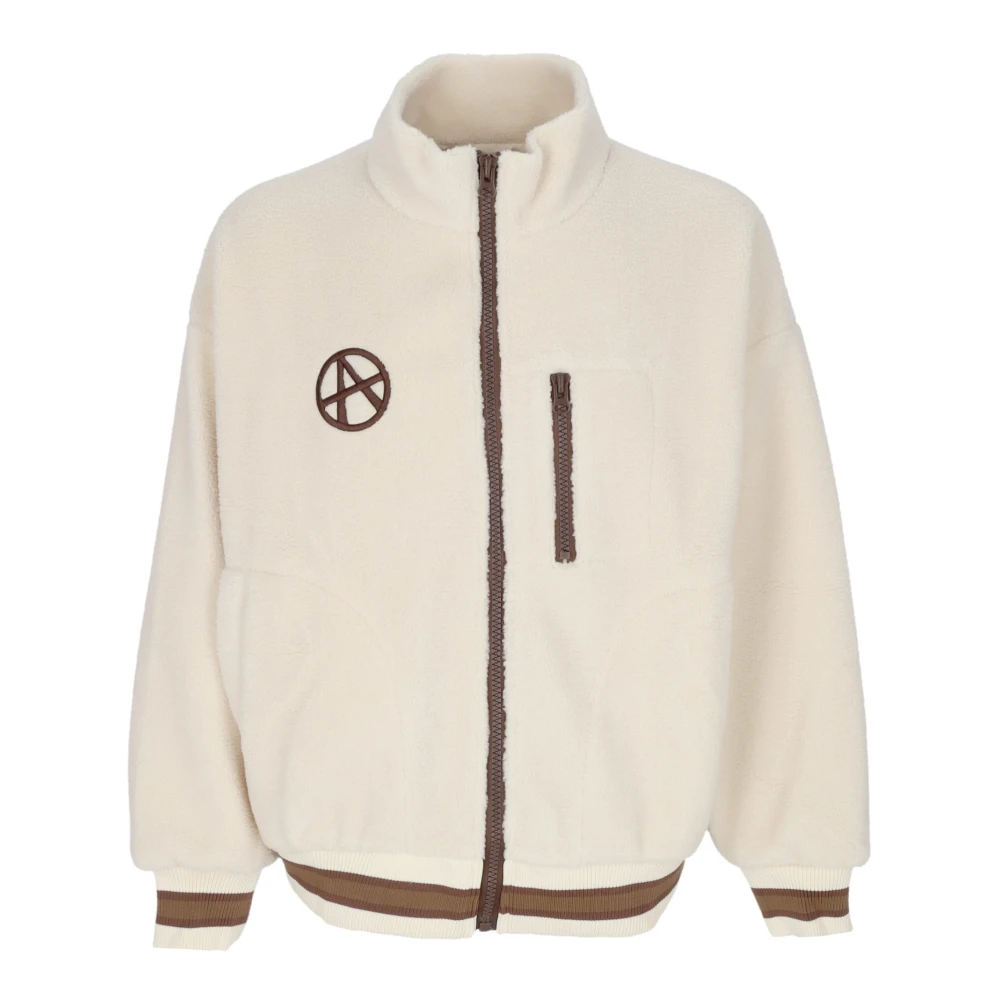 Acupuncture Teddybeer Fleecejas Room Beige Heren
