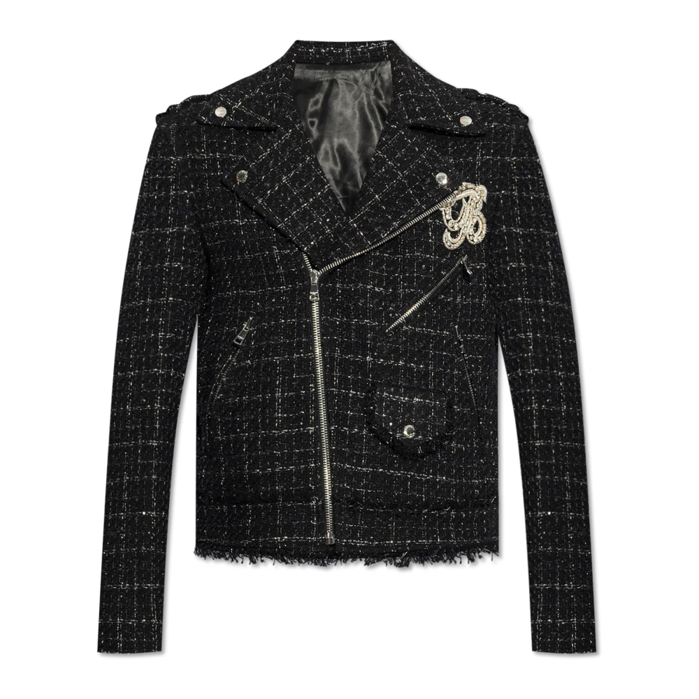 Balmain Jacket met Logo Black Heren