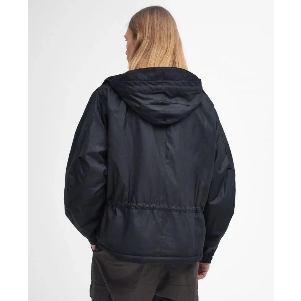 Barbour Klassieke Zwarte Gewaxte Parka Jas Black Heren
