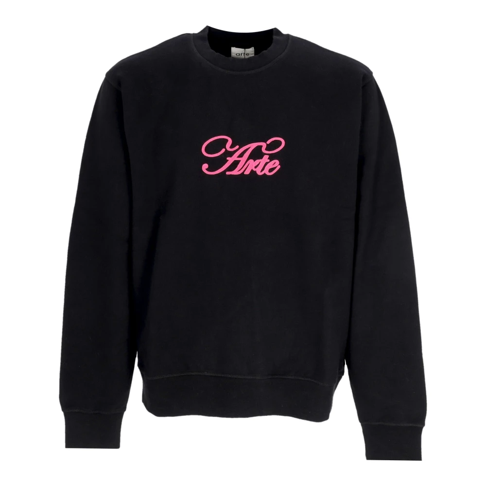 Arte Antwerp Black Logo Crewneck Sweatshirt - Male - Sweatshirts - M - Sweatshirts & Hoodies