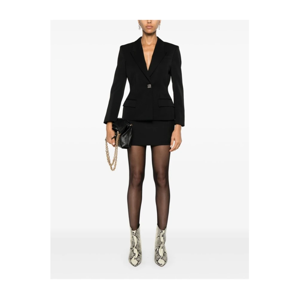 Givenchy 4G Detail Gestructureerd Jasje Black Dames