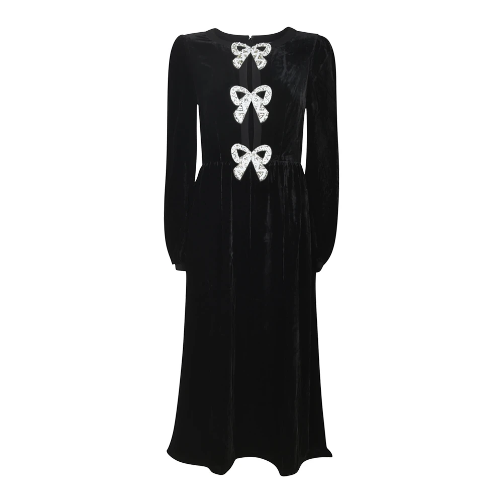 Saloni Elegante Jurken Collectie Black Dames