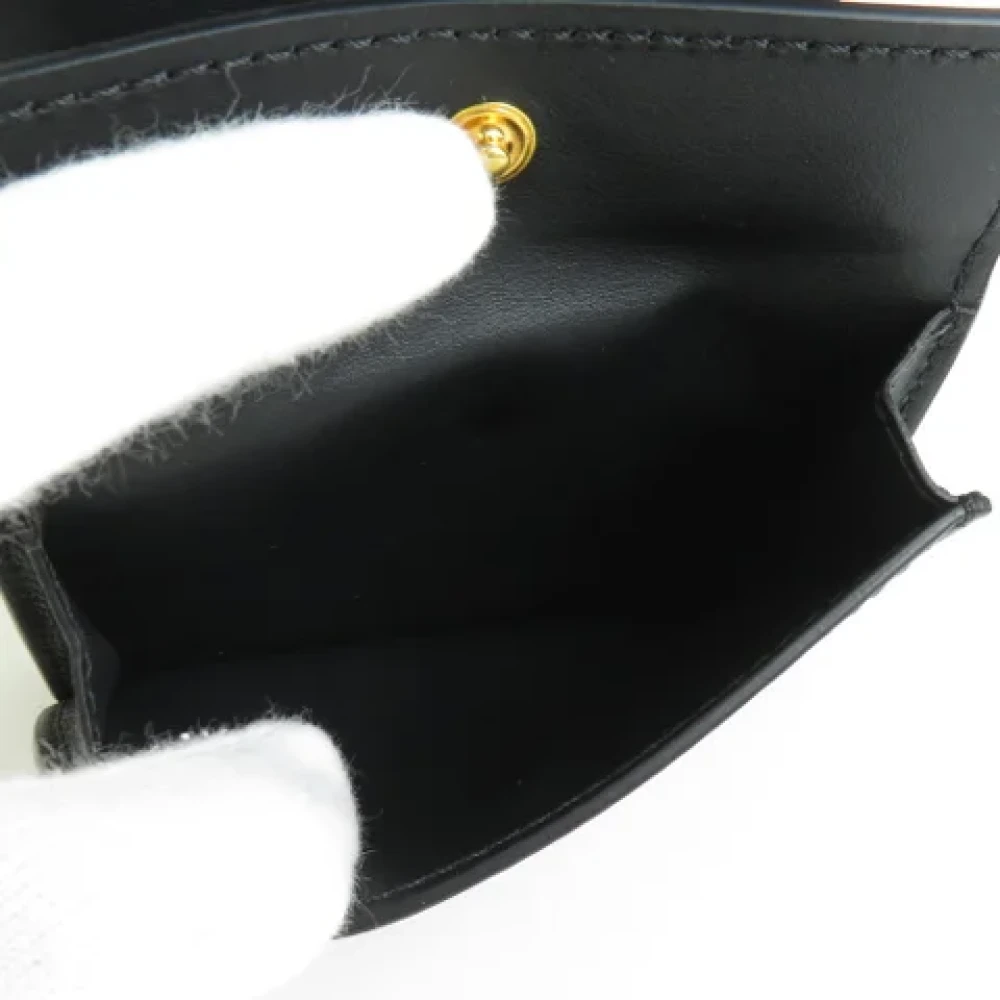 Burberry Vintage Pre-owned Leather wallets Black Dames