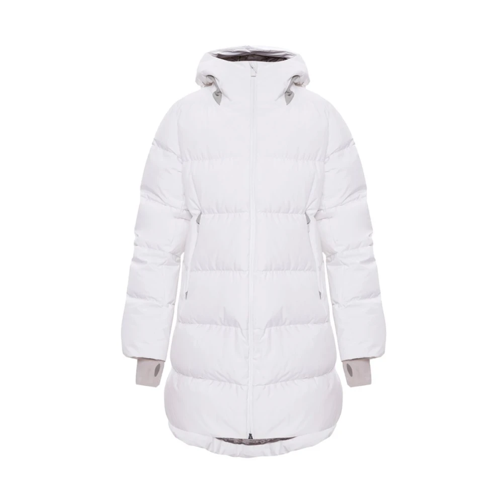 Herno Nylon donsjack met capuchon White Dames