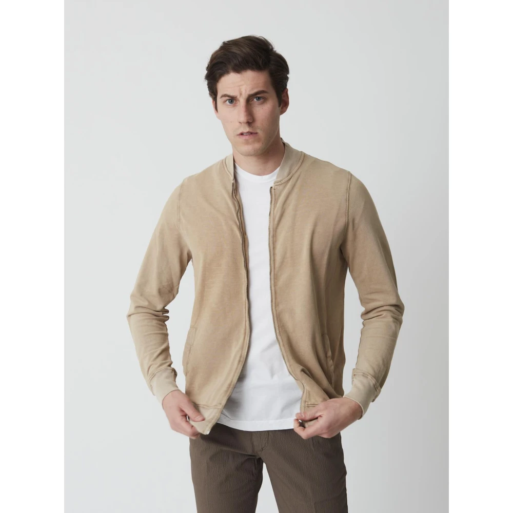 Alpha Studio Heren Jersey Shirt Beige Heren