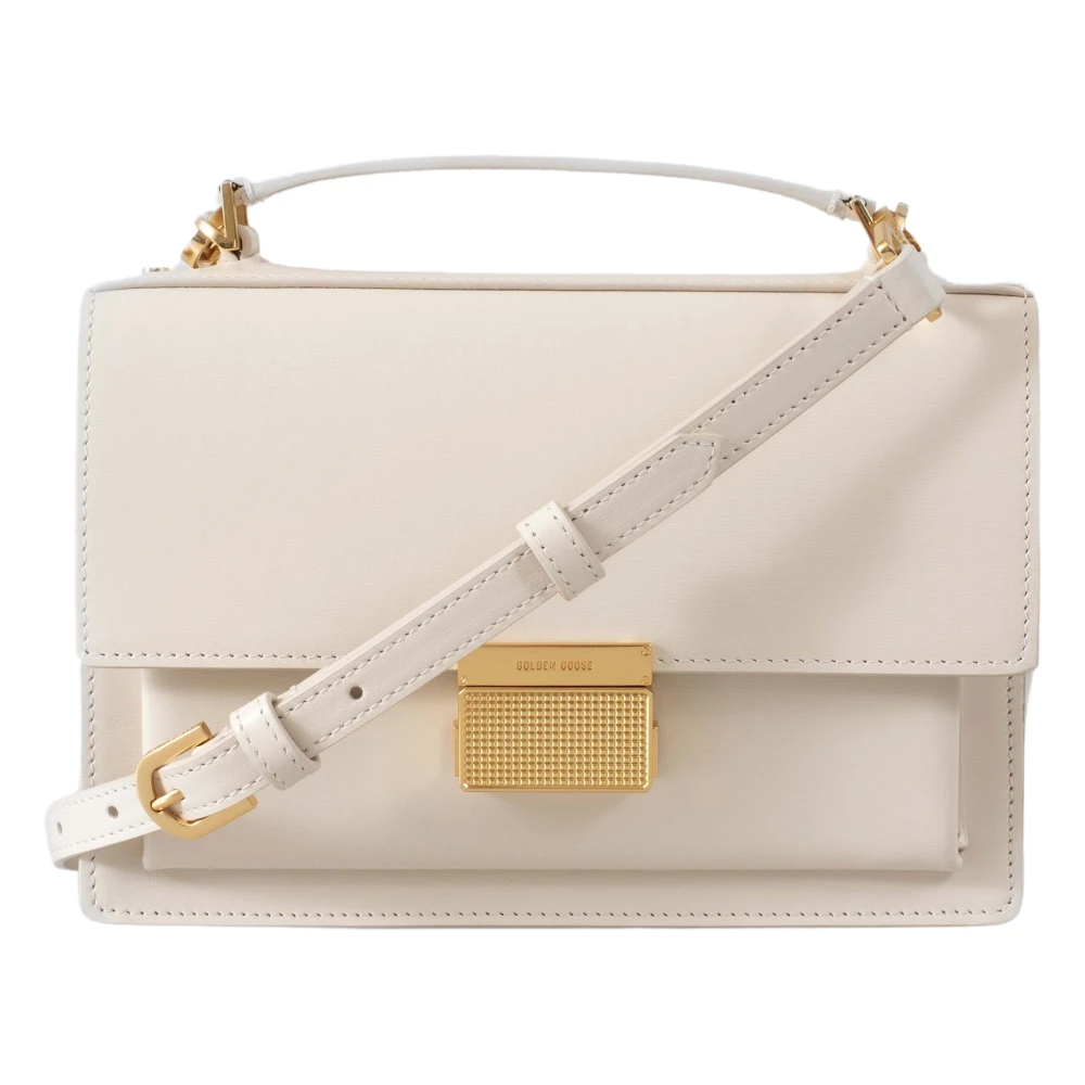 Golden Goose Venice Leren Tas Beige Dames