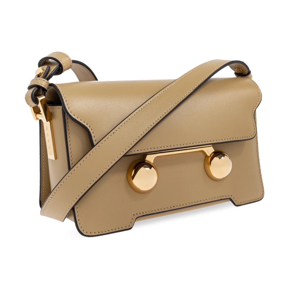 Marni Schoudertas 'Trunkaroo Mini' Beige Dames
