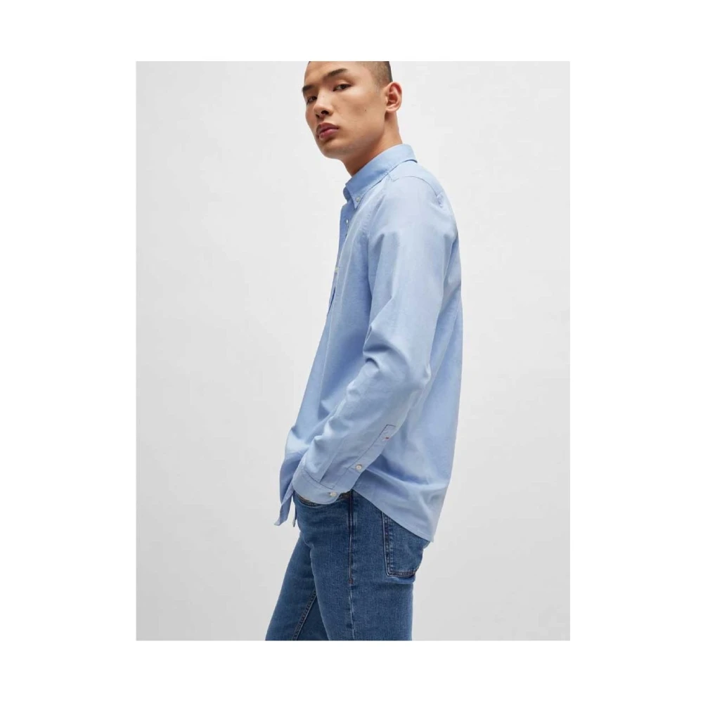Hugo Boss Stijlvolle Shirt voor Mannen Blue Heren