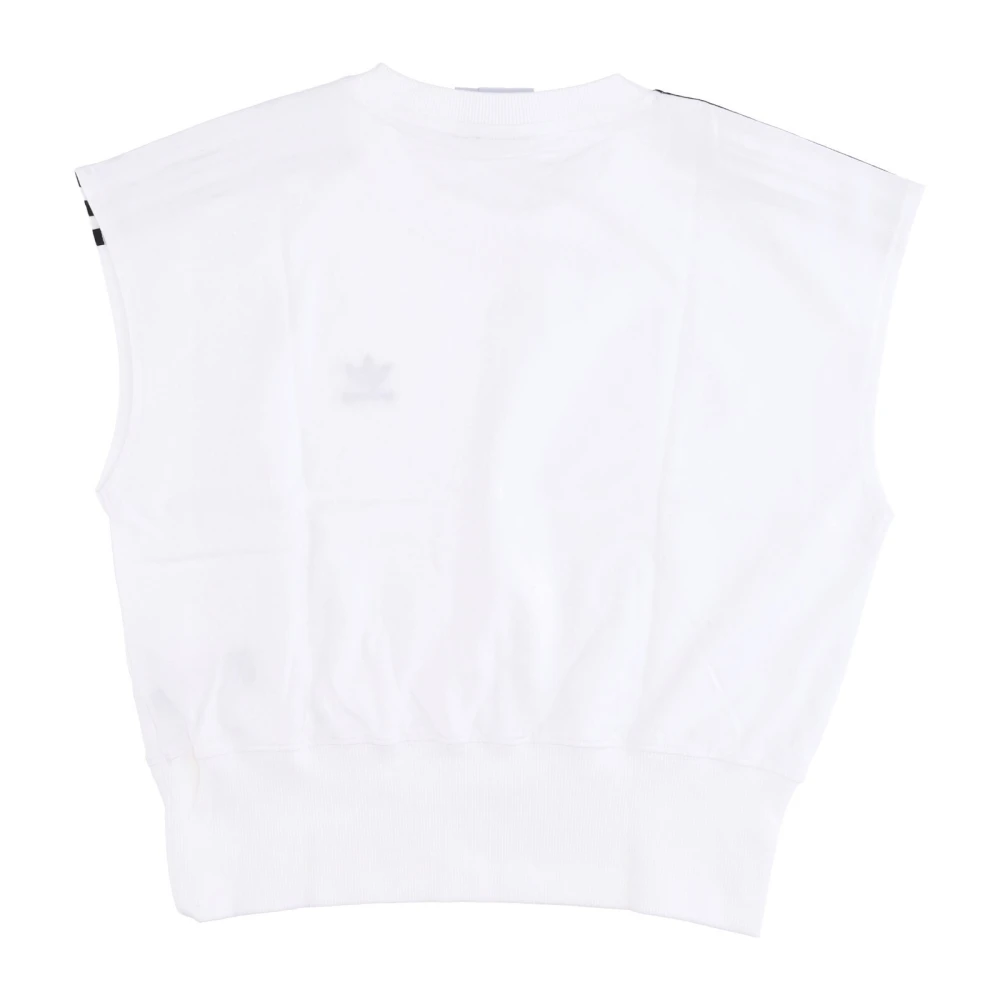 Adidas Waist Cinch Tee Streetwear Collectie White Dames