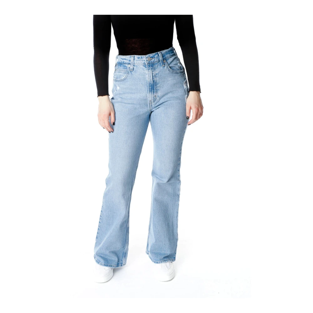 Levi's Retro High Flare Jeans Blue, Dam