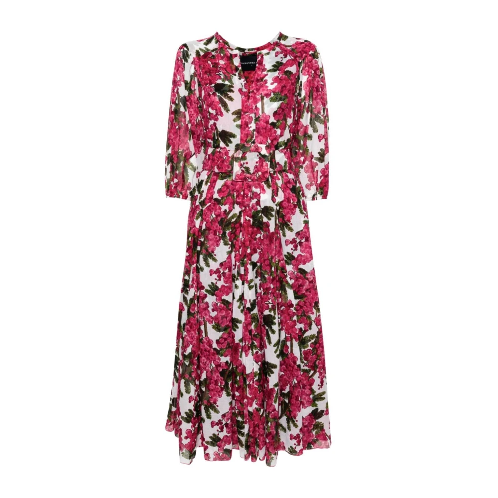 Samantha Sung Mimosa Print Katoenen Jurk Multicolor Dames