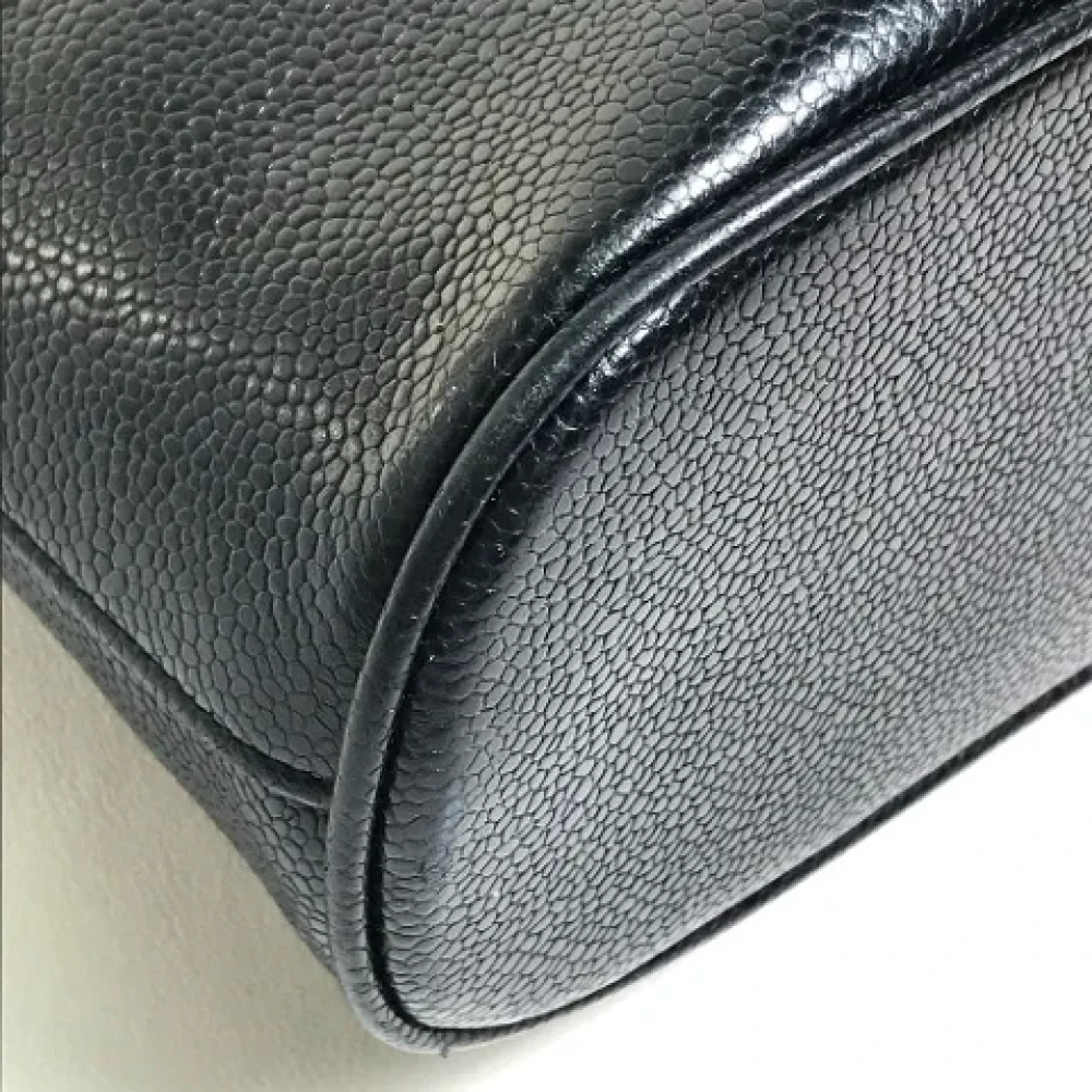Chanel Vintage Pre-owned Leather chanel-bags Black Dames