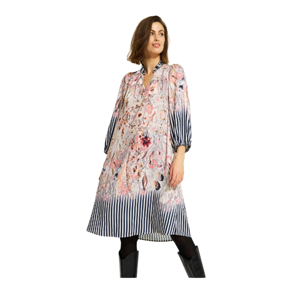 IN Front Multicolor Estra Jurk Multicolor Dames