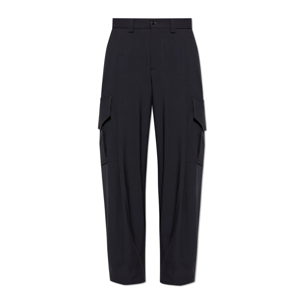 Giorgio Armani Men's Blue Cargo Trousers