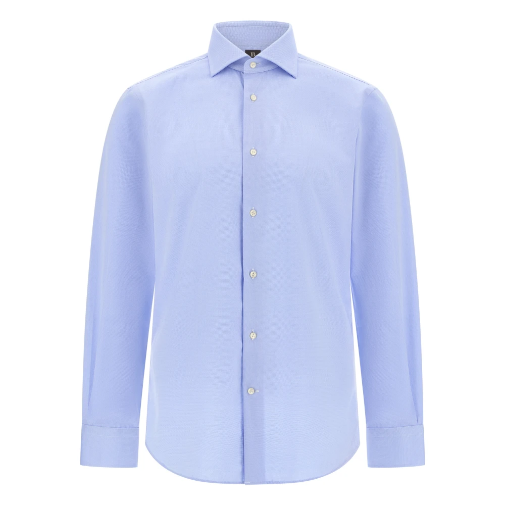 Boggi Milano Herren Blau Shirts, Mgröße: