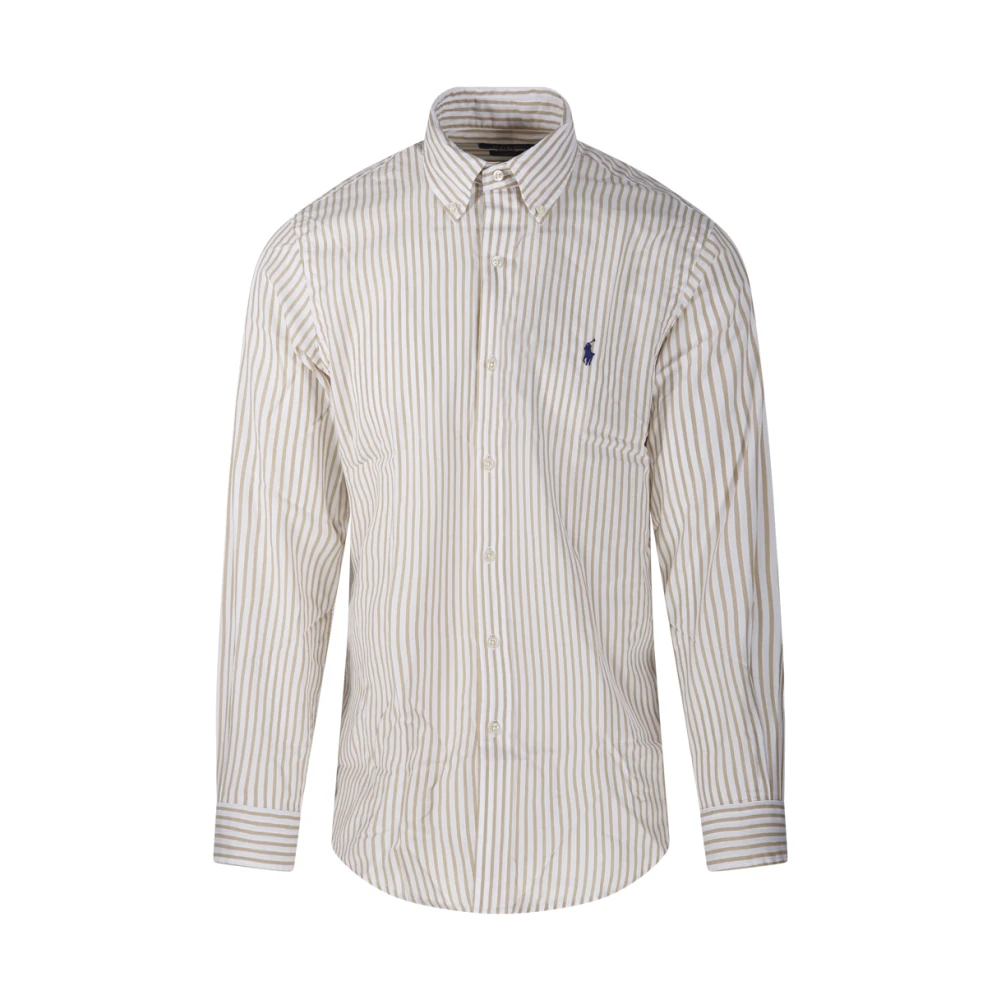 Ralph Lauren Men's Multicolor Custom Fit Striped Broadcloth Shirt