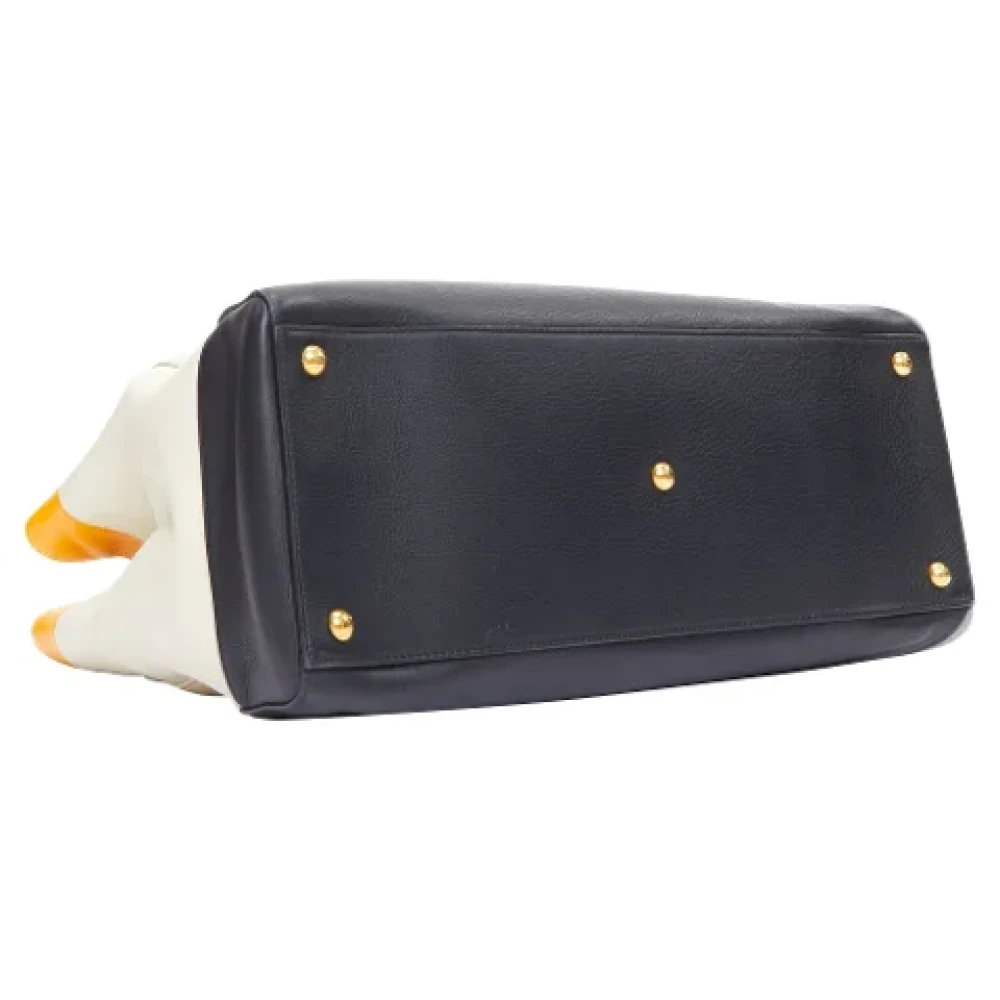 Fendi Vintage Pre-owned Leather totes White Dames